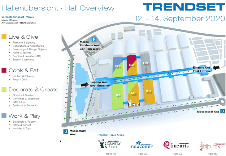 Hallenplan Trendset 2020